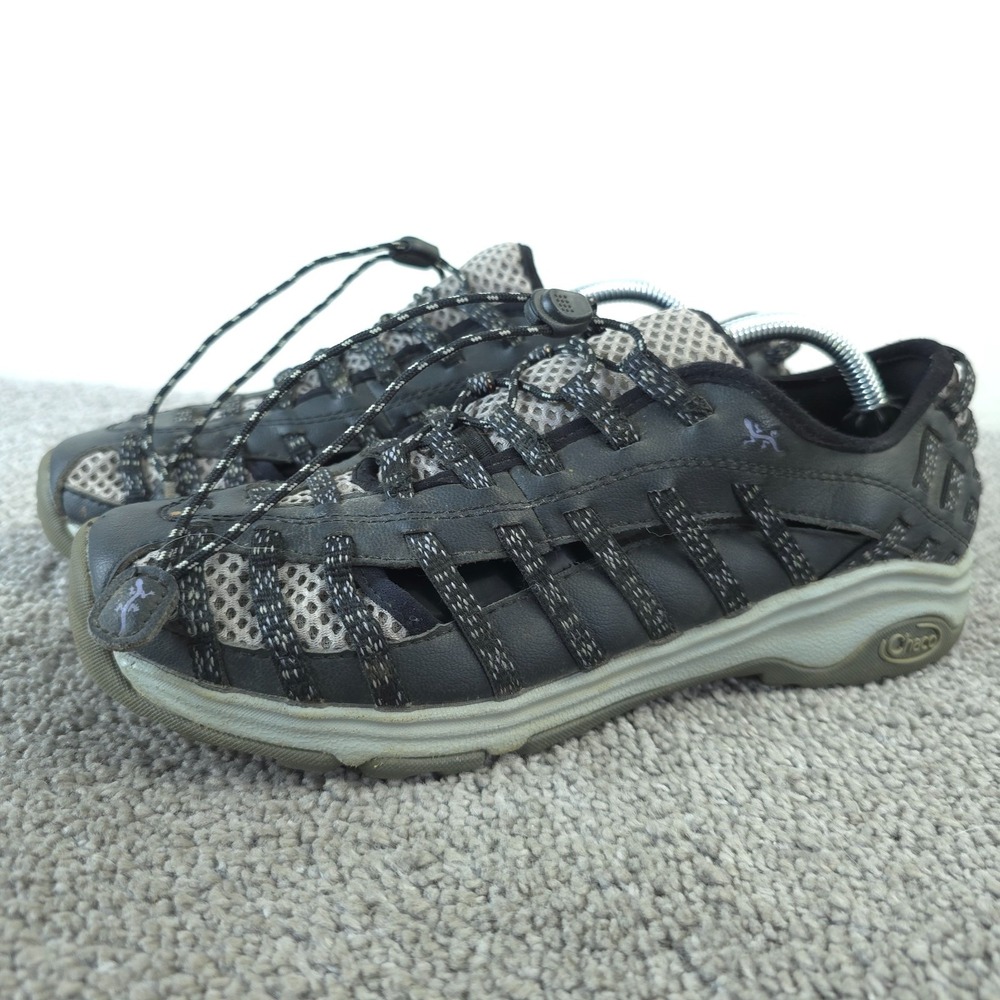 Chaco Outcross Evo 2 Hiking Shoes Womens Size 8.5 Waterproof Sandals Black Gray